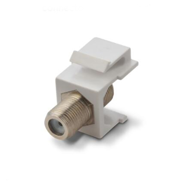 Face Plate RJ45 Insert F-81 Connector(Nickel Plating)