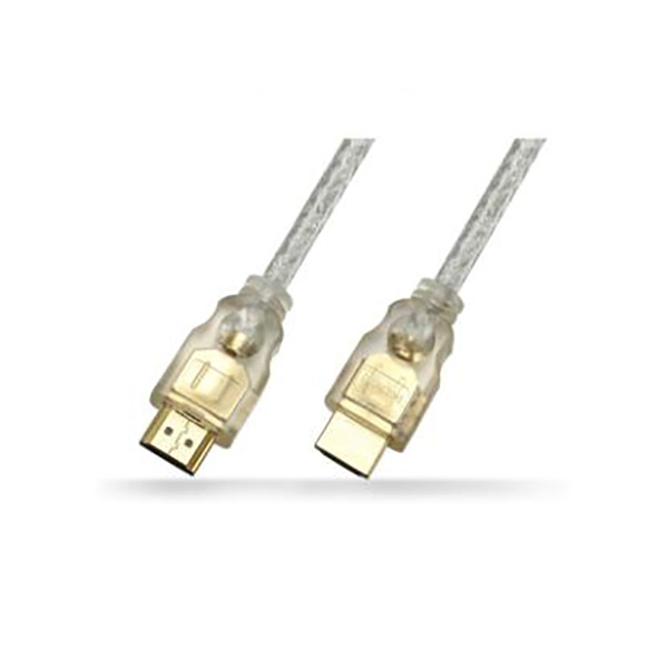 Transparent HDMI A Type MALE TO A Type MALE