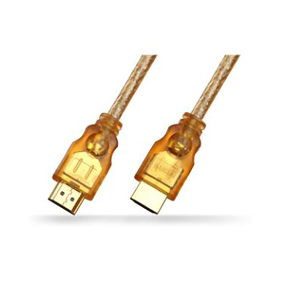 Transparent HDMI A Type MALE TO A Type MALE