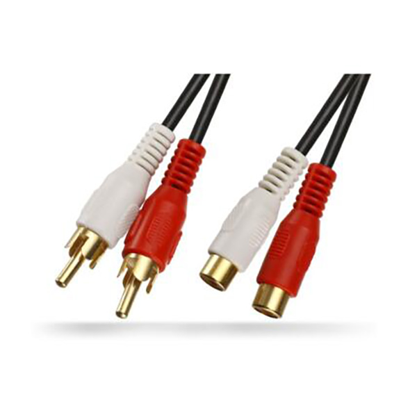 2RCA FEMALE/2RCA MALE RCA CABLE