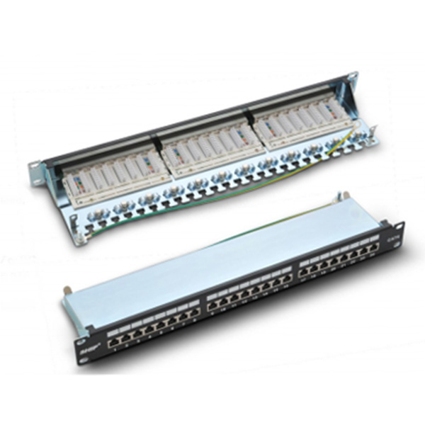 Cat.6 patch panel shielded