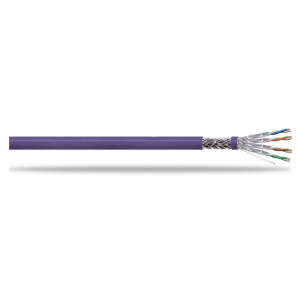 S/FTP Shielded Twisted Pair Installation Cat 6A Cable