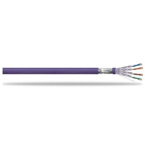 F/FTP Shielded Twisted Pair Installation Cat 6A Cable