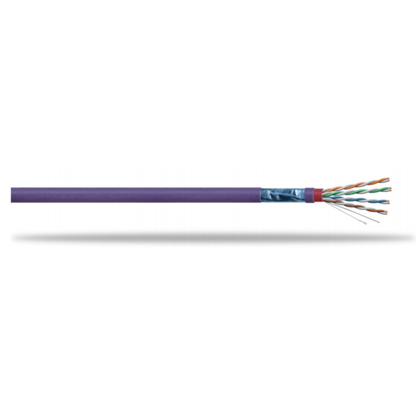 F/UTP Shielded Twisted Pair Installation Cat 6A Cable